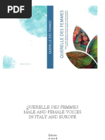 2018 Precedentes de La Querelle Des Femmes