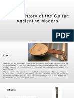 A Brief History of The Guitar