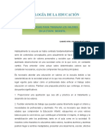 Ime-Fil-Estrategias para Trabajar Los Valores