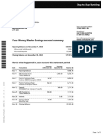 Your Money Master Savings Account Summary: Here's What Happened in Your Account This Statement Period