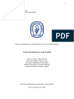 Plan de Investigación de La Empresa Trade Training