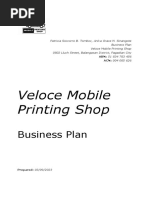 Veloce Business Plan