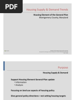 Housing Supply & Demand Trends G Ppy: Housing Element of The General Plan