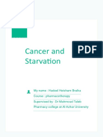 Cancer and Starvation