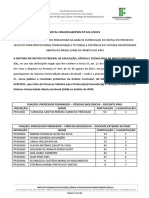 Edital No 024 2023 Processo Seletivo para Professor Formador e Tutor A Distancia Da Uab No Ifms Resultado Preliminar Da Analise Curricular