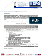 Dpg-lt-22101 Configuracion de Panel Telys - Jeantex Area de Compresores