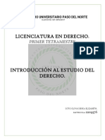 Licenciatura en Derecho Primer Tetra Unidad I