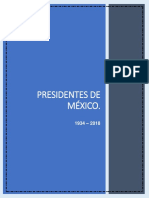 Presidentes de México 1934 - 2018