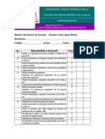 Lista de Cotejo - Protocolo 1 (PRIMERA PARTE)