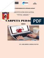 Carpeta Pedagogica 2022