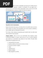 Wiki PRINCIPALES HERRAMIENTAS PARA REALIZAR LA ANALÍTICA WEB Y EL MARKETING DIGITAL"