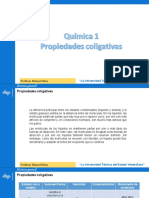 Química 1 Propiedades Coligativas Secciones 5 y 6