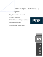 Tema5 Modelos, Metodologías Didácticas y Recursos Digitales