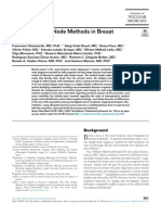 Sentinel Lymph Node Methods in Breast Cancer