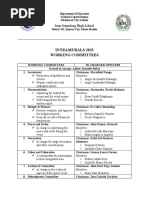 Intramurals 2023 Working Committees