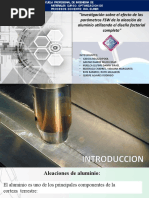 Investigación Sobre El Efecto de Los Parámetros FSW de La Aleación de Aluminio Utilizando El Diseñoooo