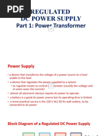 Regulated DC Power Supply Part 1