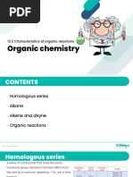 13.2 Characteristic Organic Reactions