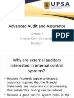 Audit 2 l2 Test of Controls