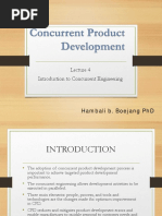 Lecture 4 - Concurrent Product Development