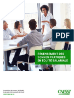 Bonnes Pratiques en Equite Salariale