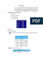 Problemas Poblacion Diseño y Caudales