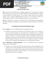 Acta de Elección Comité de Aula de Estudiantes 2023