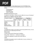 Note de Calcul Réseau Eau Chaude Et Froide