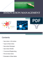 Innovation Strategies and Models