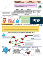 Practica de Actividades Explica Propiedades Del Agua