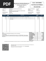 Manufacturas Industriales Mendoza S.A.: R.U.C.: 20101400990 Factura Electrónica F001-00017684