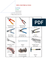 Unit 2. Electrical Tools