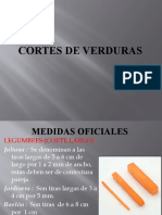 Cortes de Verduras