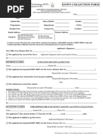 GOWN REQUEST FORM - Convocation 2023 - Editable Fields