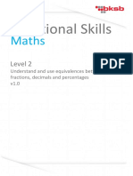 Fractions Decimals Percentages