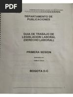 Derecho Laboral Primera Sesión