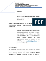 Denuncia Apropiación Irregular - Carol Antonia Sanchez Bonifacio