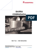 Ficha Técnica - BC NB732 - 500 Bolivia 2023 ACERO FIERRO CORRUGADO