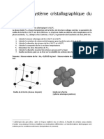 1 - TD Etude Du Système Cristallographique Du Fer