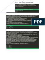 Avaliação I - Direito Tributario e Empresarial