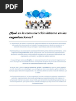 ¿Qué Es La Comunicación Interna en Las Organizaciones