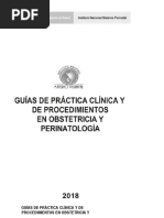 Guias de Practica Clinica y de Procedimientos en Obstetricia y Perinatologia INMP