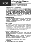 Determinación de Las Especificaciones Técnicas para La Contratación de Bienes - Ultimo Agrofil