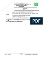 Format Lembar Soal Psat