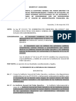 Decreto 13.245 Auditoria General Del PE