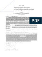 LEY #1.535 de La Administración Financiera Del Estado