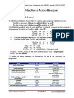 Chapitre II Réactions Acido-Basique Chimie