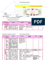 5° Grado Experiencia de Aprendizaje 5