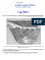 Zep Tepi Les Premiers Temps D Horus en Egypte Antique