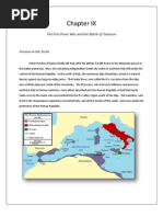 The First Punic War and The Battle of Telamon